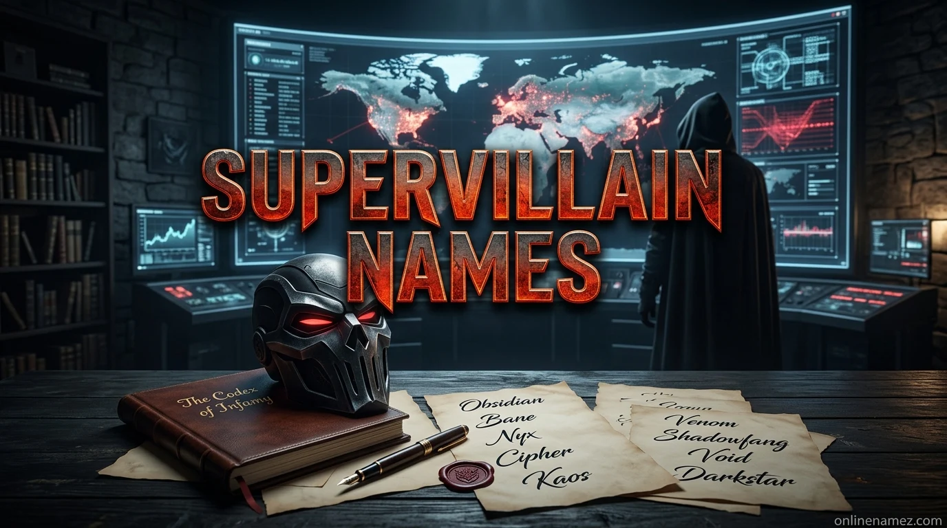 Supervillain Names