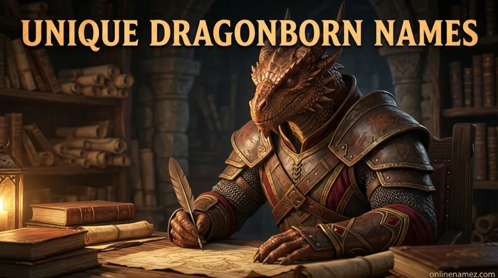 Unique Dragonborn Names