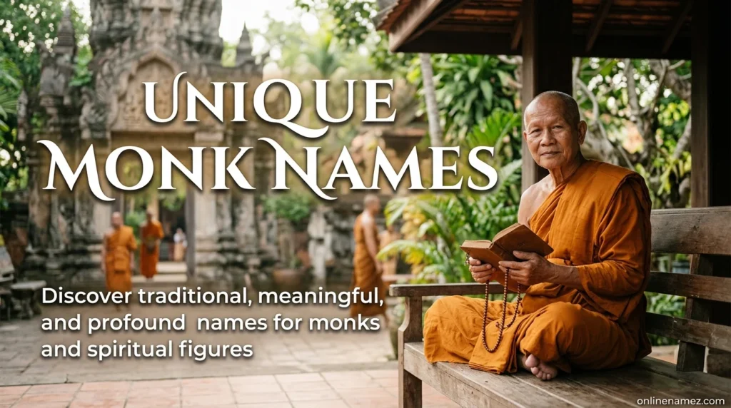 Unique Monk Names