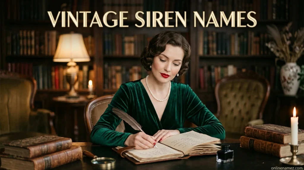 Vintage Siren Names