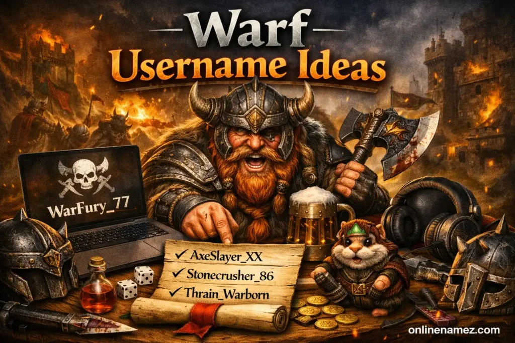 Warf Username Ideas