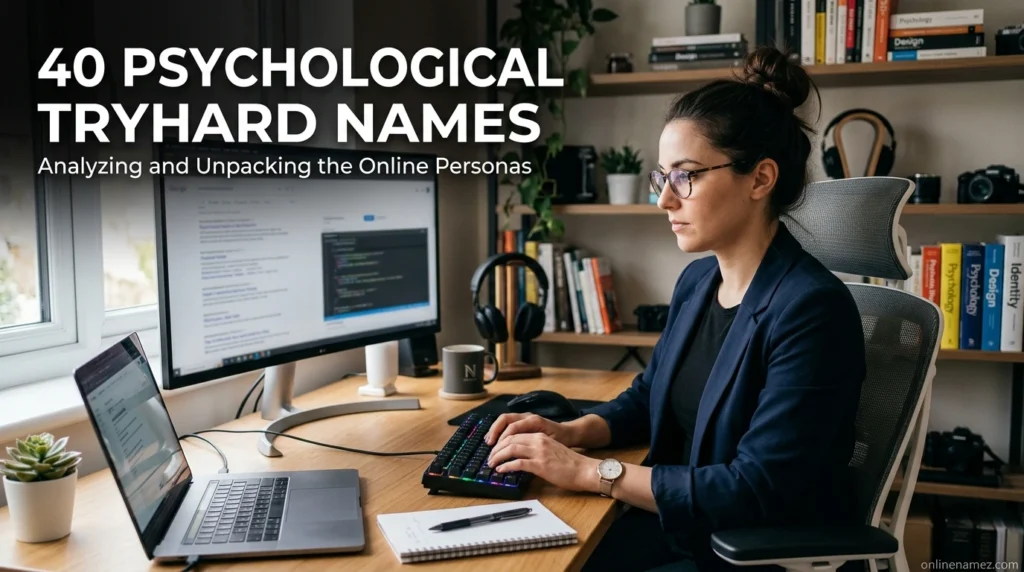 40 Psychological Tryhard Names