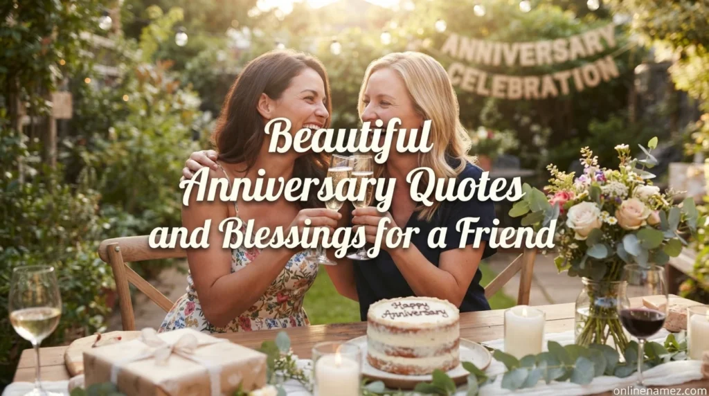 Beautiful Anniversary Quotes and Blessings for a Friend