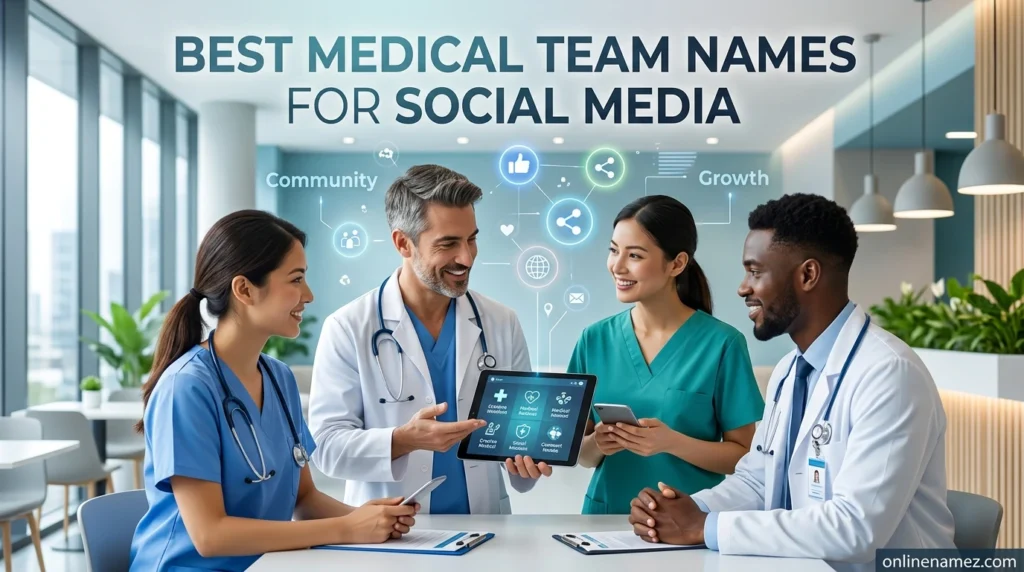 Best Medical Team Names For Social Media