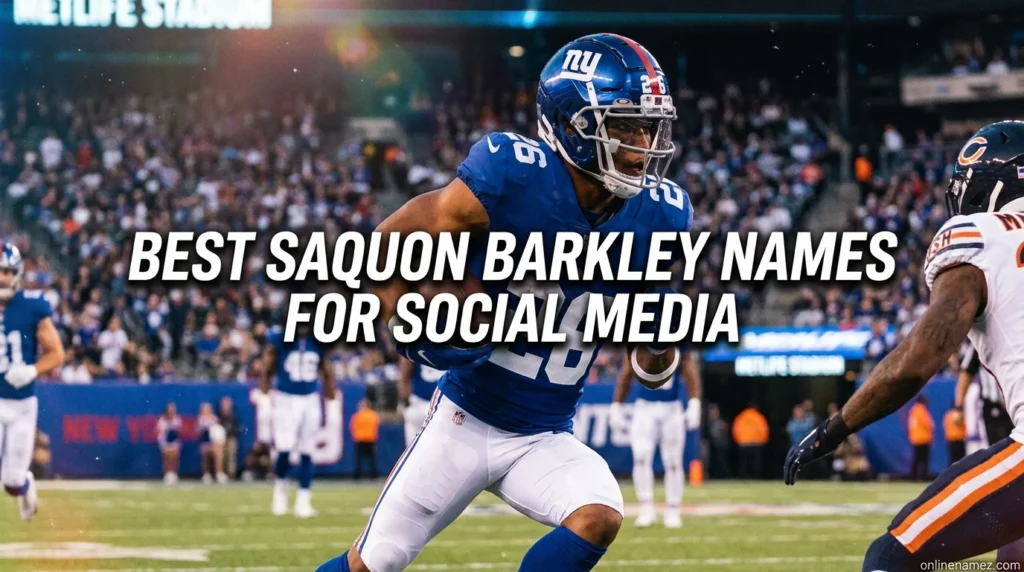 Best Saquon Barkley Names For Social Media