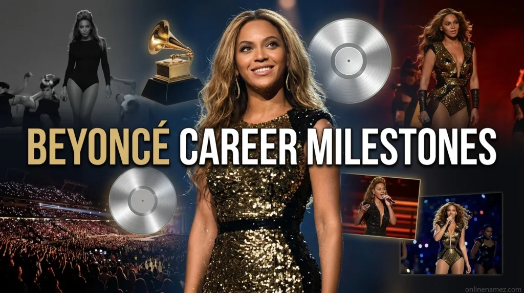 Beyoncé Career Milestones