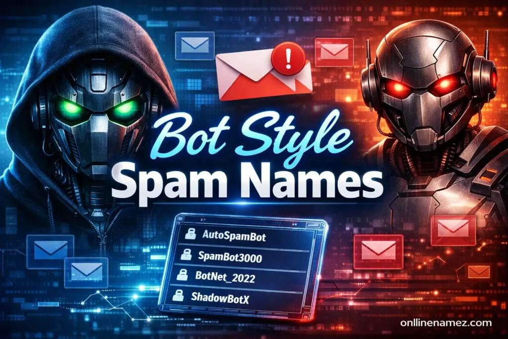Bot Style Spam Names