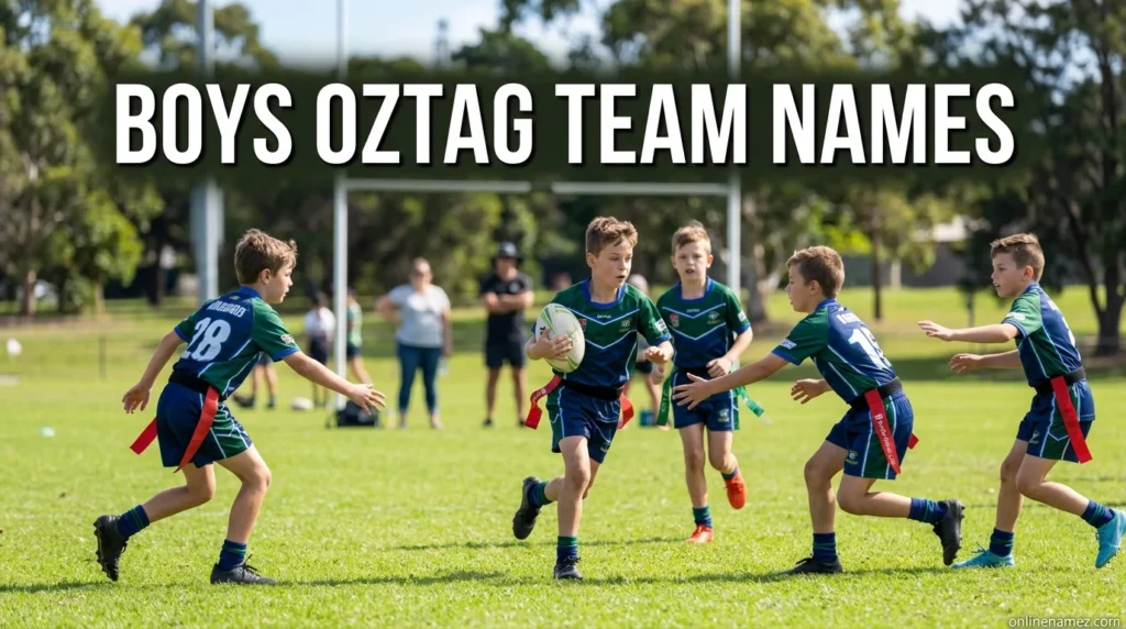 Boys Oztag Team Names