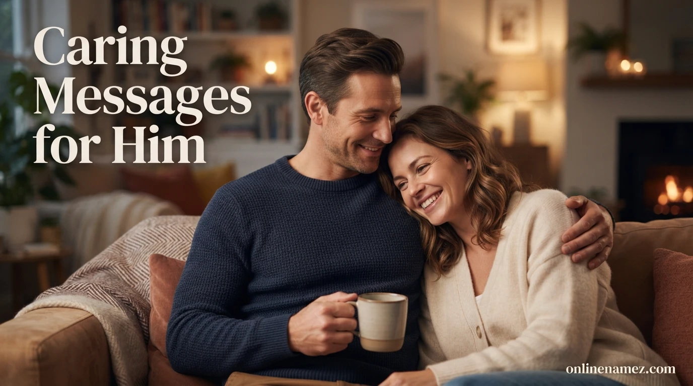 Caring Messages for Him
