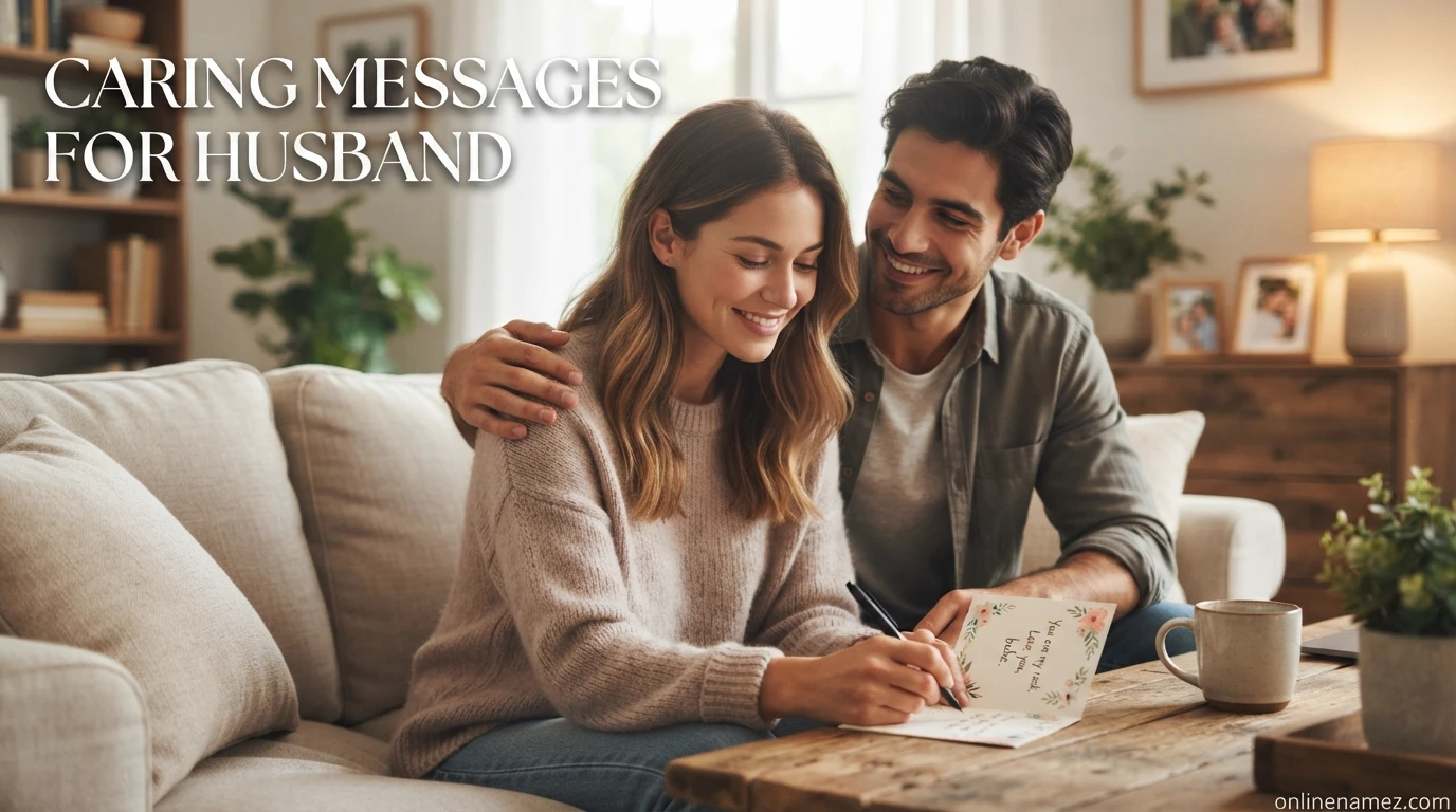 Caring Messages for Husband