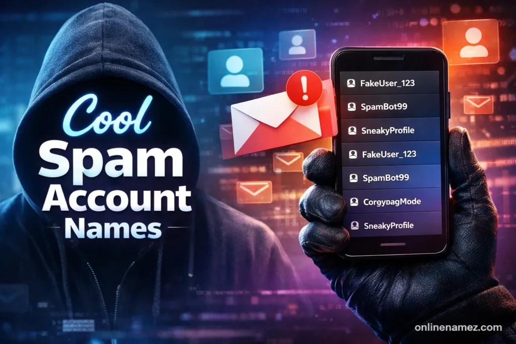 Cool Spam Account Names