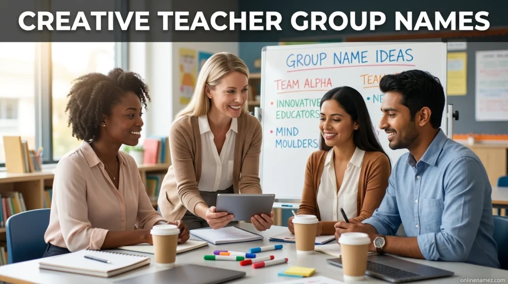 Creative Teacher Group Names