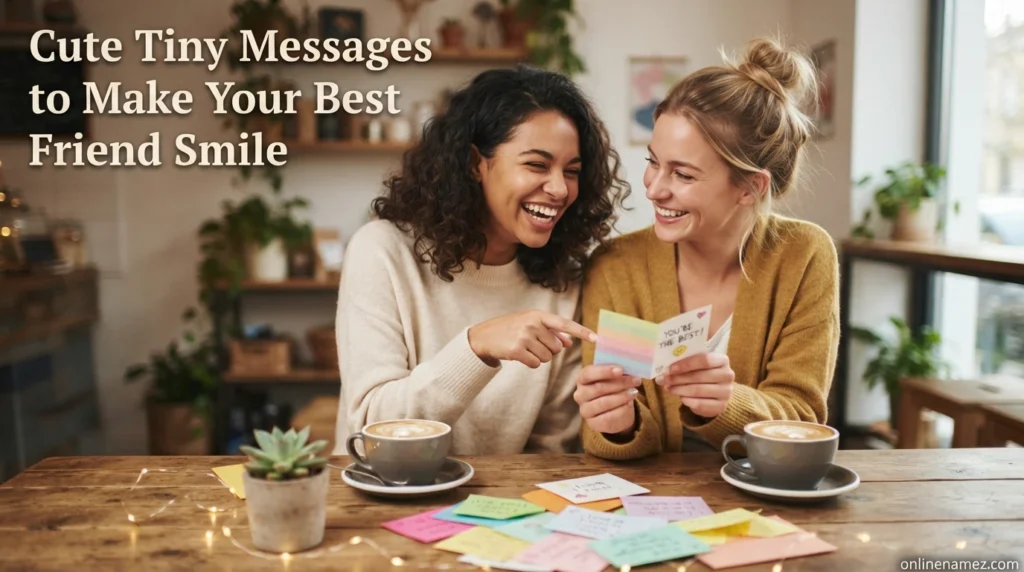 Cute Tiny Messages to Make Your Best Friend Smile