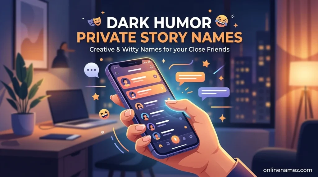 Dark Humor Private Story Names