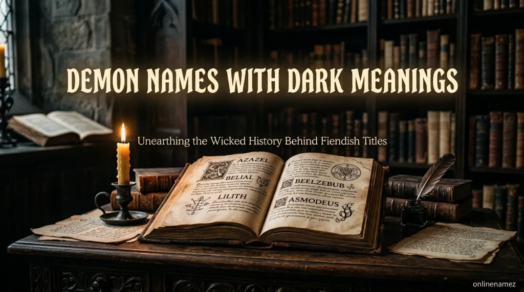 Demon Names With Dark Meanings