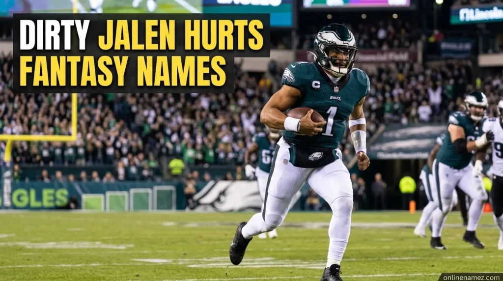 Dirty Jalen Hurts Fantasy Names