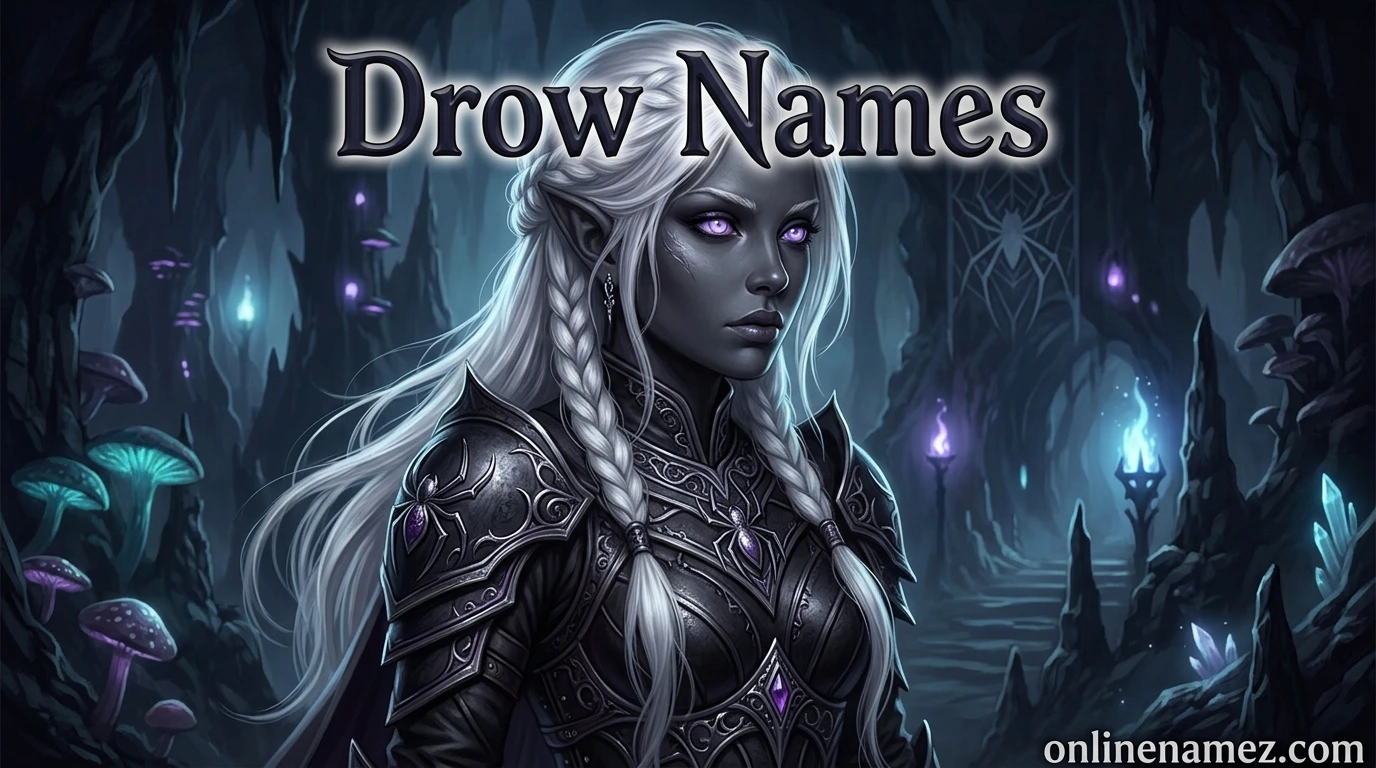 Drow Names
