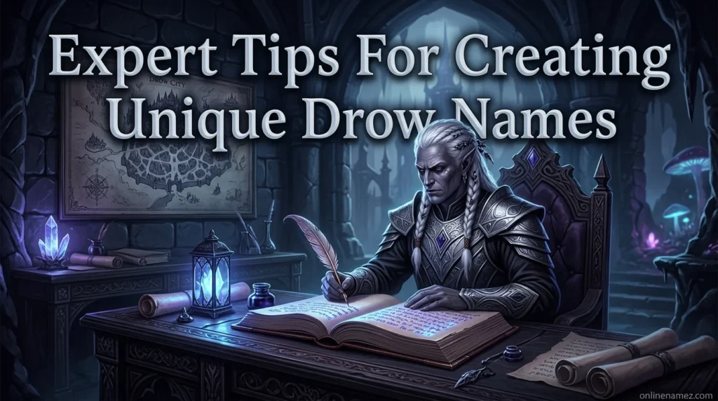 Expert Tips For Creating Unique Drow Names