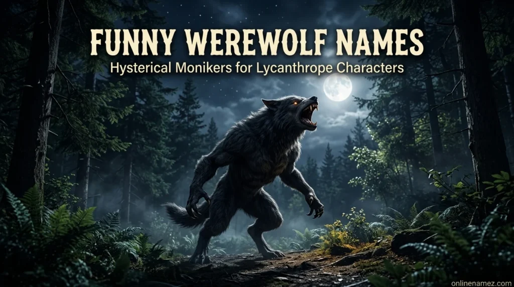 Funny Werewolf Names
