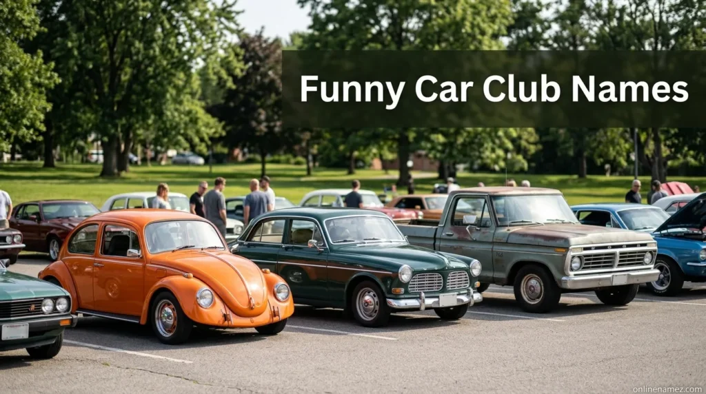 Funny Car Club Names