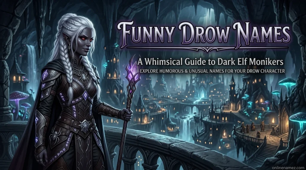Funny Drow Names