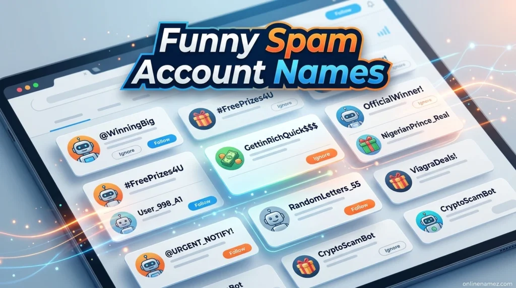 Funny Spam Account Names