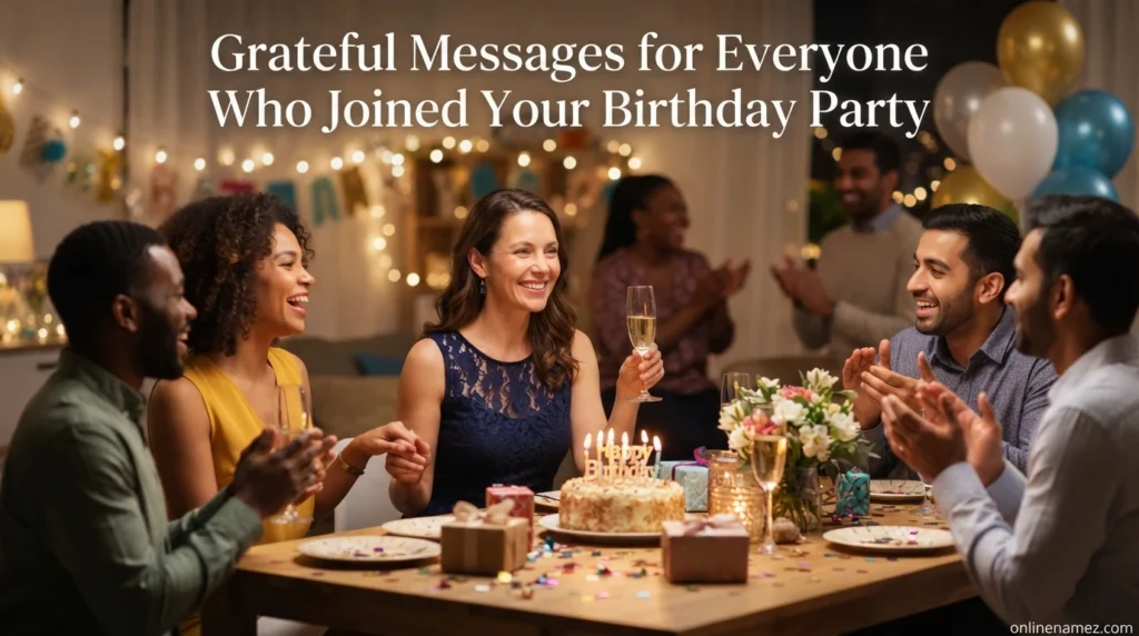 Grateful Messages for Everyone Who Joined Your Birthday Party