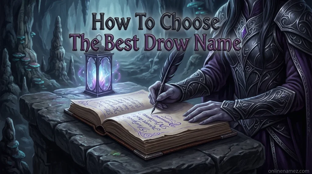 How To Choose The Best Drow Name