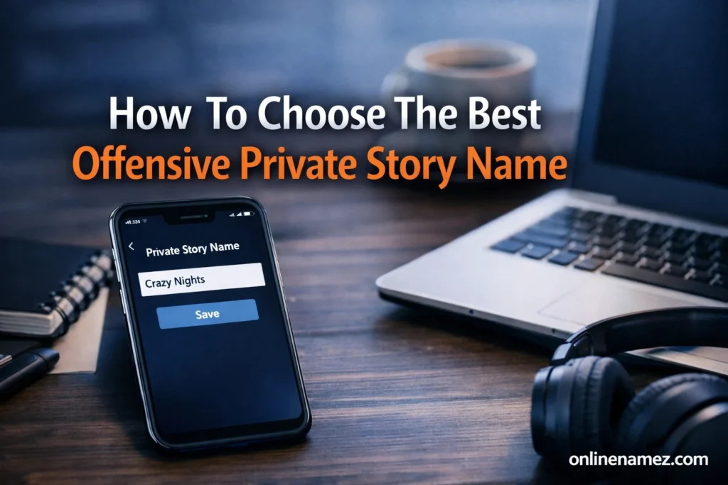 How To Choose The Best Offensive Private Story Name