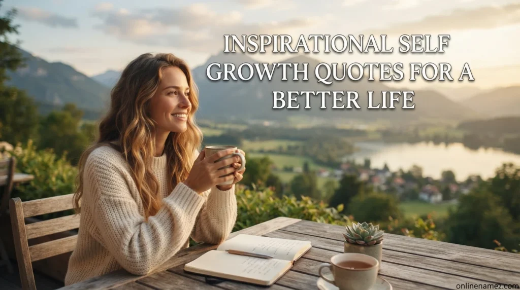 Inspirational Self Growth Quotes for a Better Life