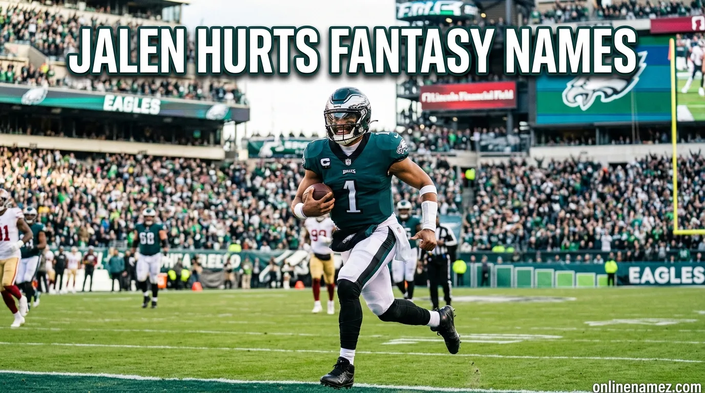 Jalen Hurts Fantasy Names