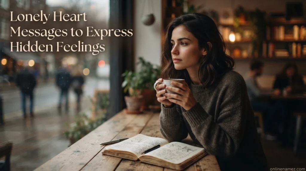 Lonely Heart Messages to Express Hidden Feelings