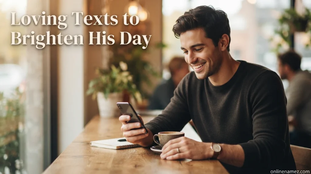 Loving Texts to Brighten His Day