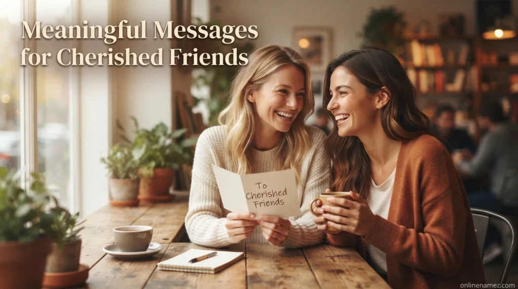 Meaningful Messages for Cherished Friends