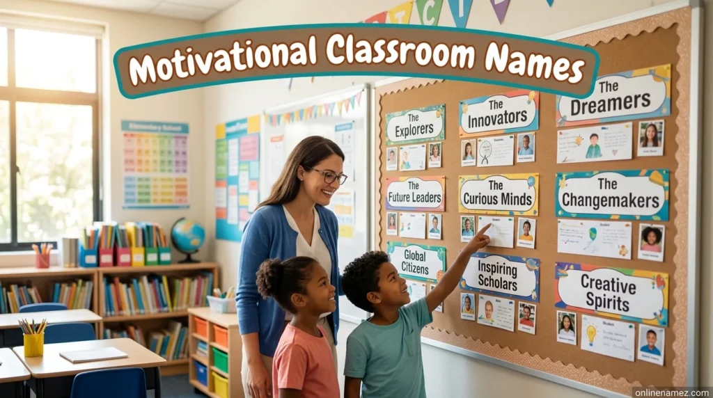 Motivational Classroom Names