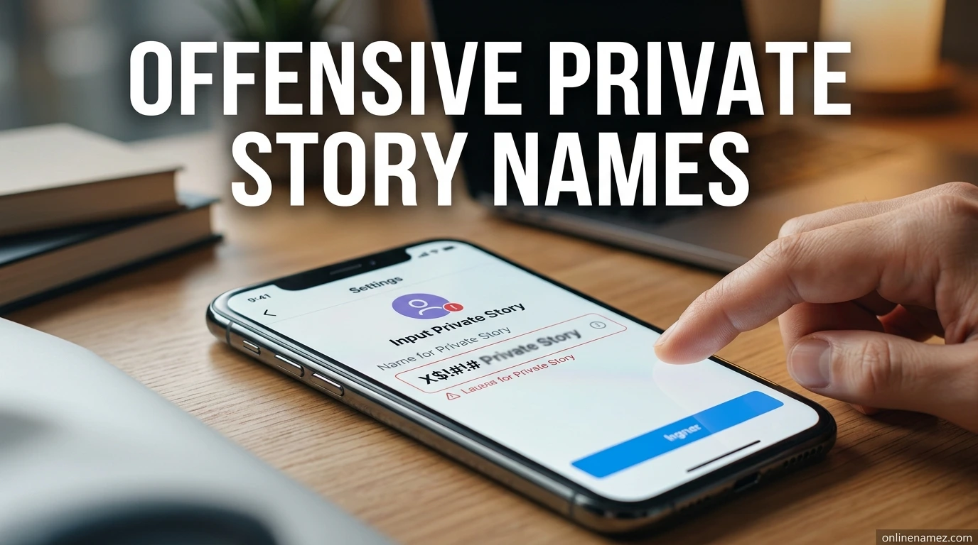 Offensive Private Story Names