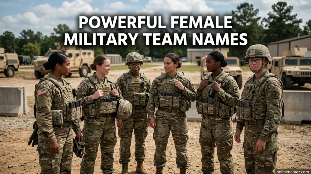 Powerful Female Military Team Names