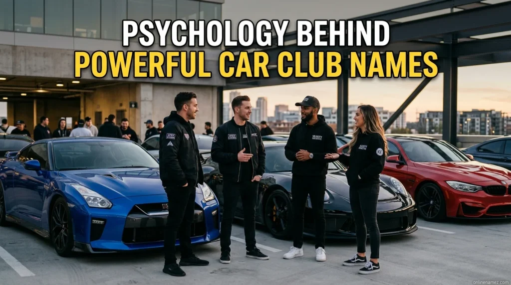 Psychology Behind Powerful Car Club Names