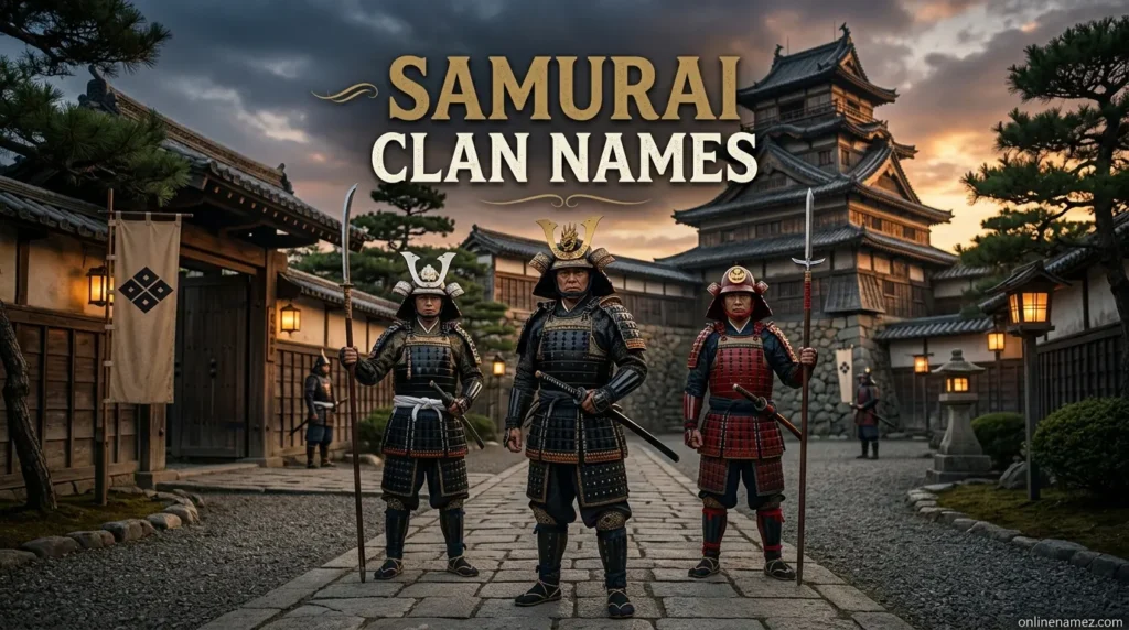 Samurai Clan Names