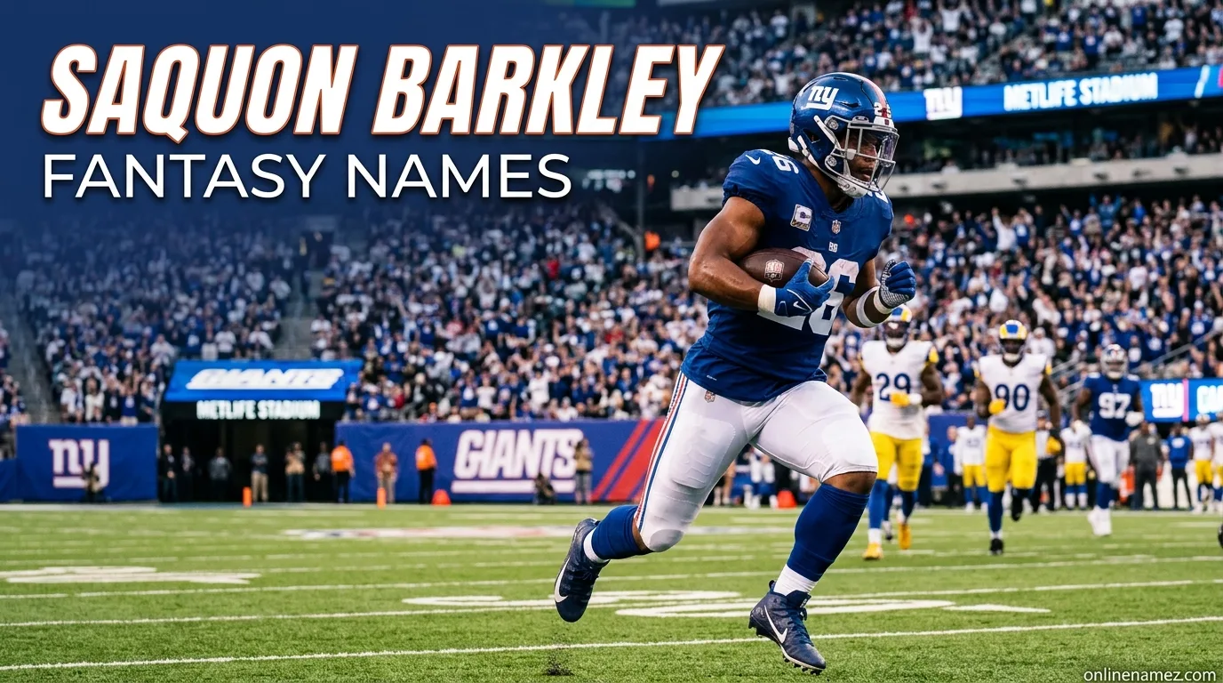 Saquon Barkley Fantasy Names