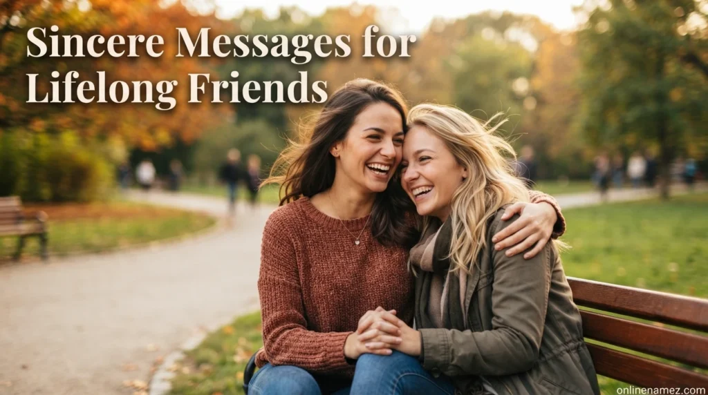 Sincere Messages for Lifelong Friends