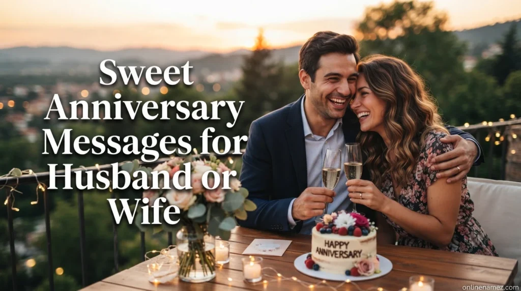 Sweet Anniversary Messages for Husband or Wife