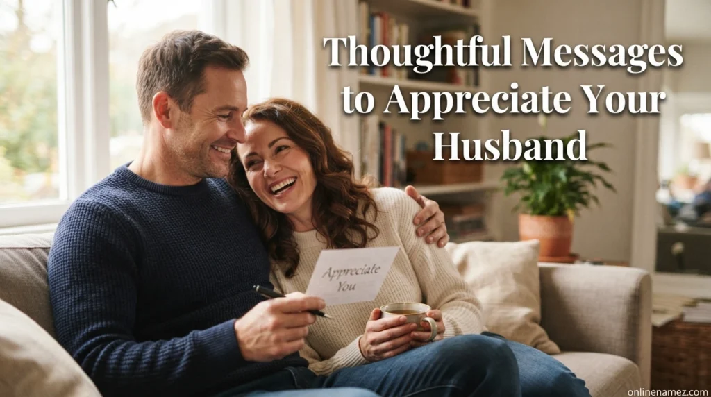 Thoughtful Messages to Appreciate Your Husband