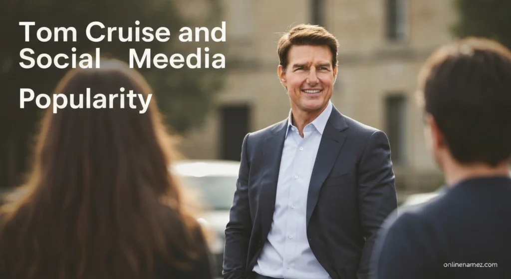 Tom Cruise and Social Media Popularity