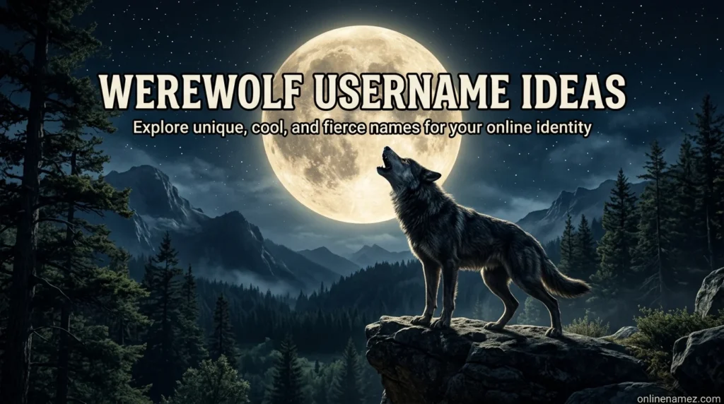 Werewolf Username Ideas