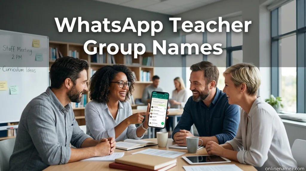 WhatsApp Teacher Group Names