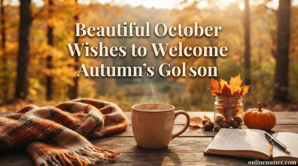 Beautiful October Wishes to Welcome Autumn’s Golden Season