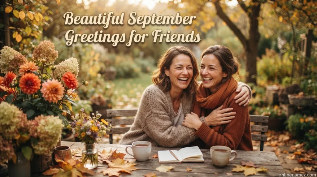 Beautiful September Greetings for Friends
