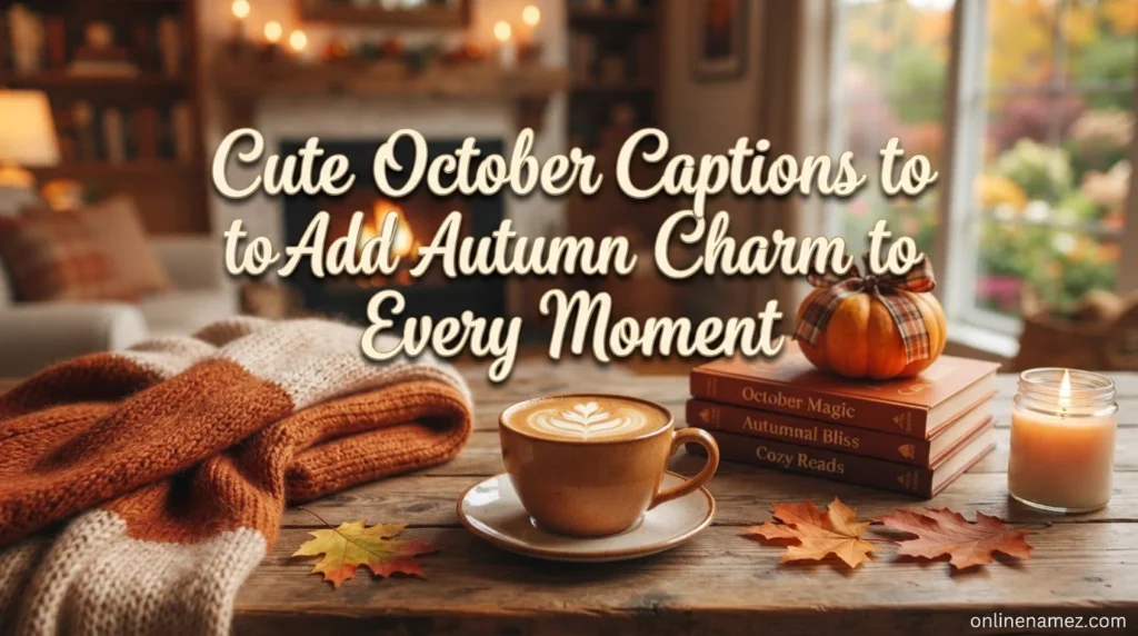 Cute October Captions to Add Autumn Charm to Every Moment