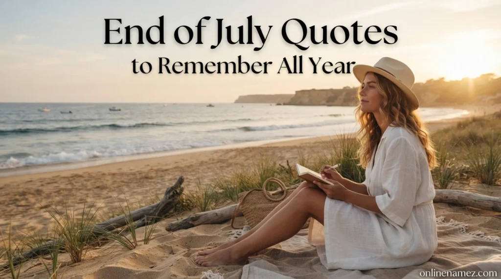 End of July Quotes to Remember All Year